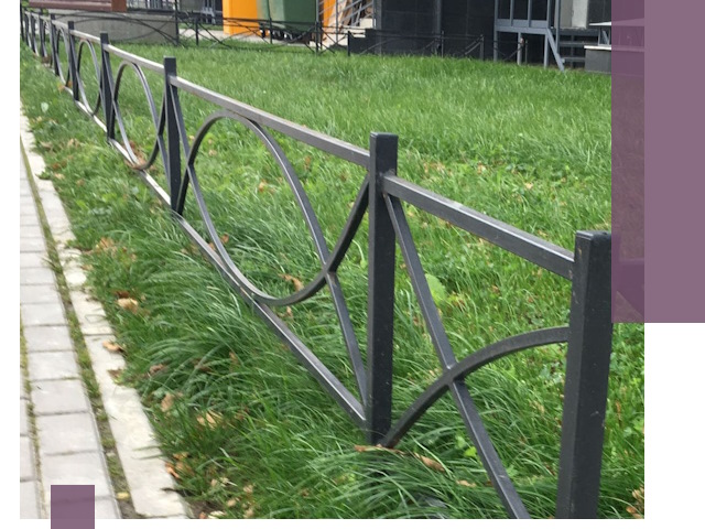 Газонные ограждения из металла в Ейске — монтаж и продажа