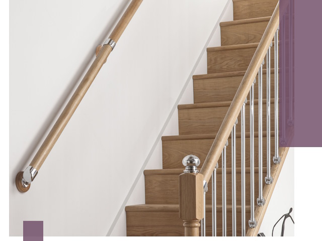 Пристенные поручни из стали и нержавейки под монтаж в Ейске