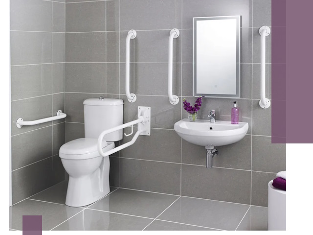 Поручни для санузлов в Ейске: установка, ремонт и монтаж